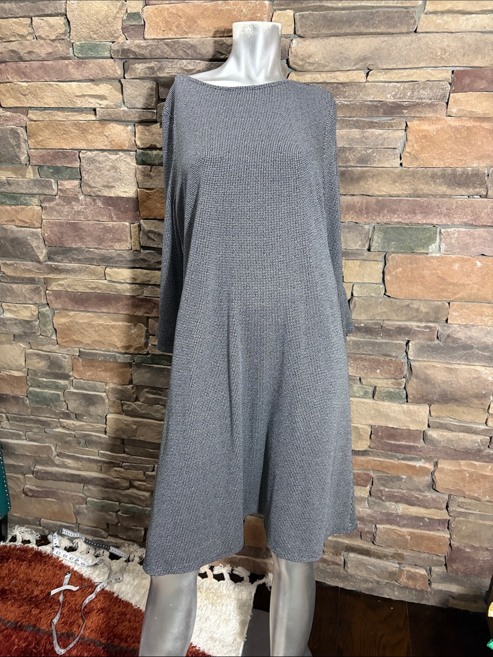 J. Jill Wearever collection knit dress boat neck size L